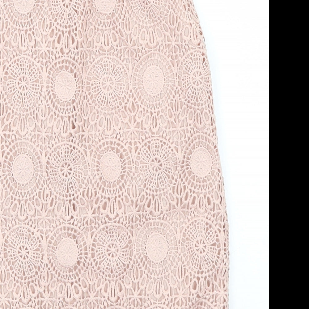 mamas & papas Baby Pink Geometric  Babygrow One-Piece Size 9-12 Months