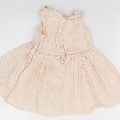 NEXT Baby Ivory Striped  A-Line  Size 9-12 Months