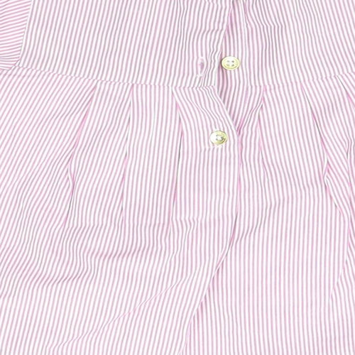 Marks and Spencer Baby Pink Striped  A-Line  Size 9-12 Months