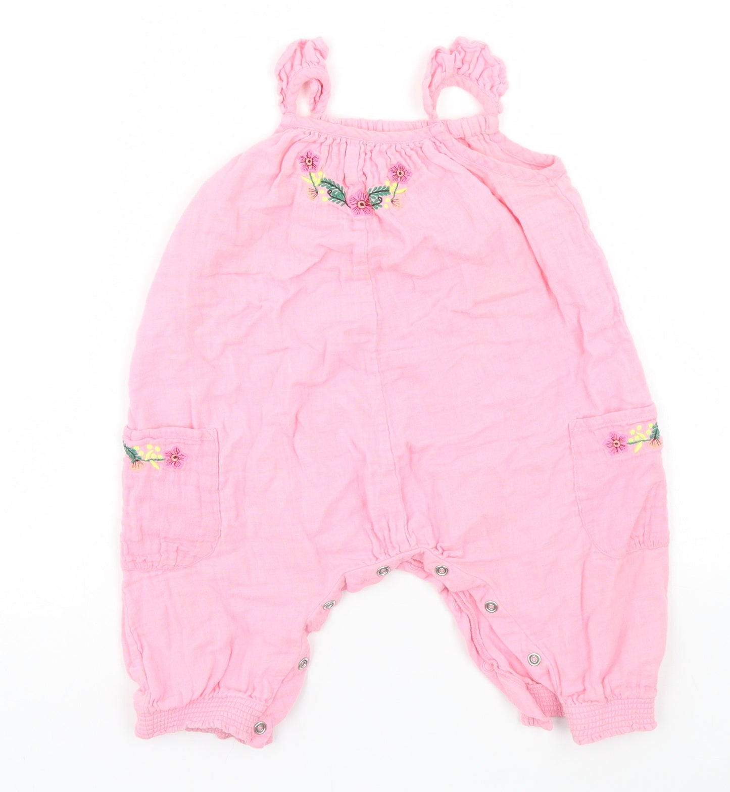 NEXT Baby Pink   Dungaree One-Piece Size 9-12 Months