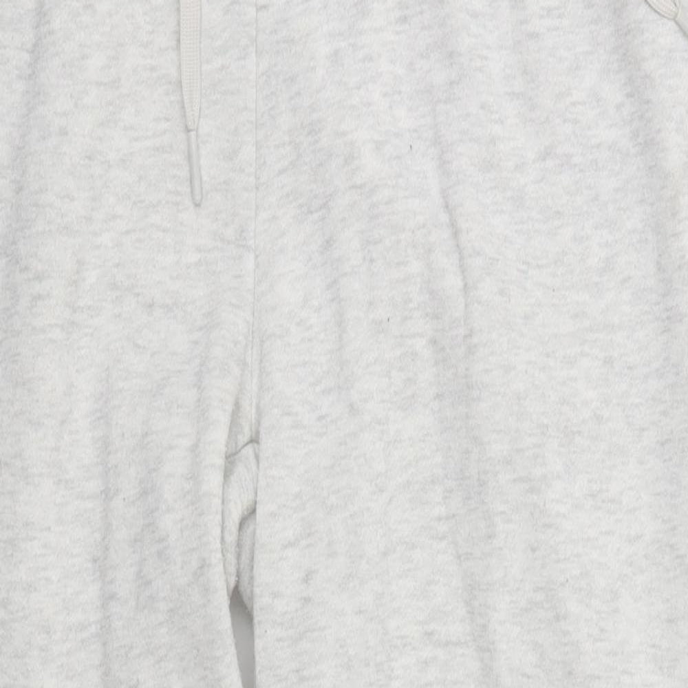 Peacocks Womens White   Sweatpants Trousers Size 12 L26 in