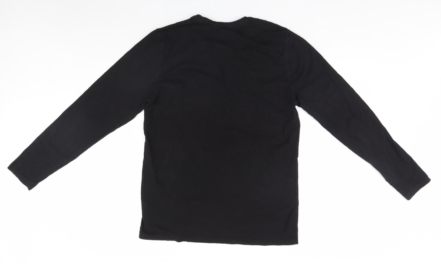 Easy Mens Black    T-Shirt Size M