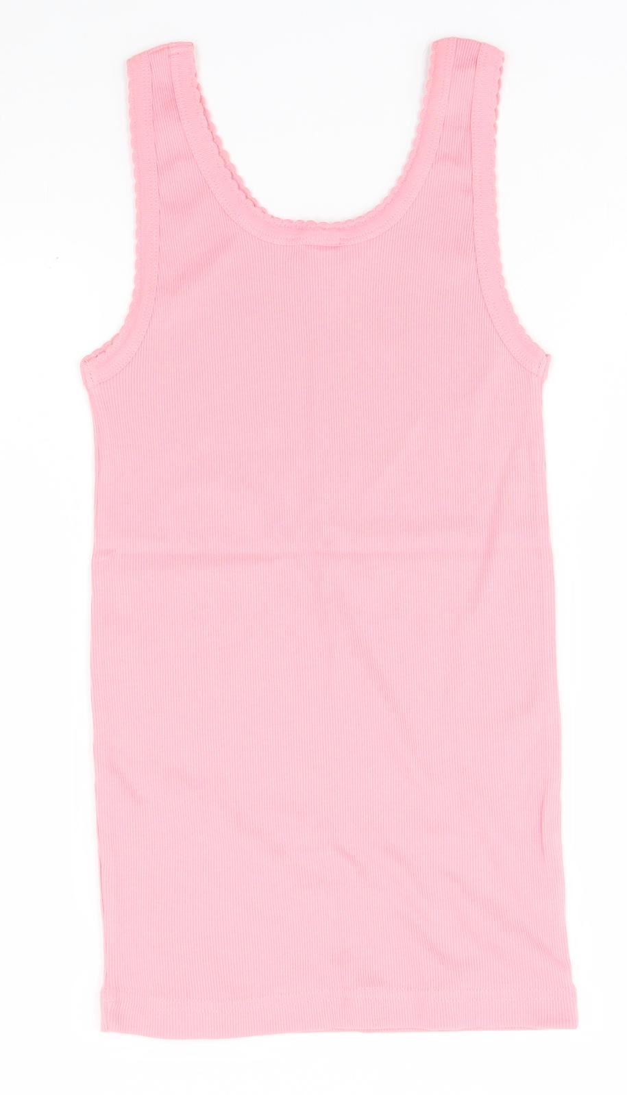 Petite Fleur Womens Pink   Basic Tank Size 12