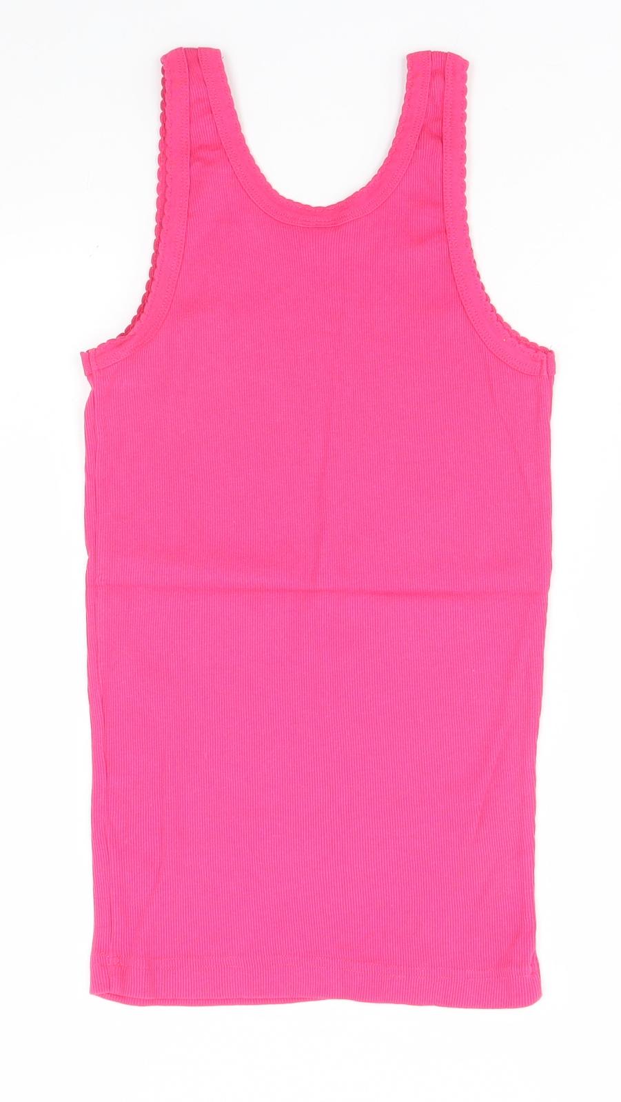 Petite Fleur Womens Pink   Basic Tank Size 12