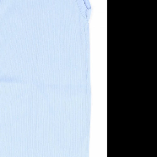 Petite Fleur Womens Blue   Basic Tank Size 12