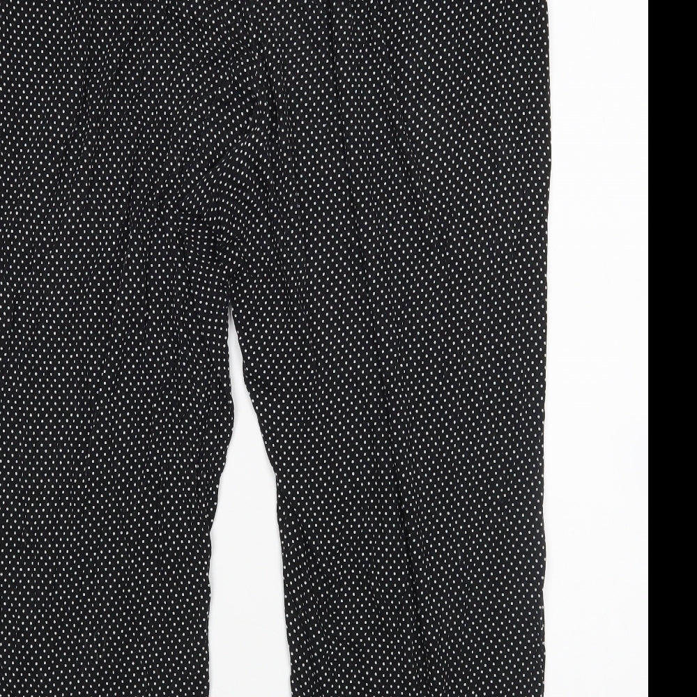 Preworn Womens Black Polka Dot   Pyjama Pants Size XL