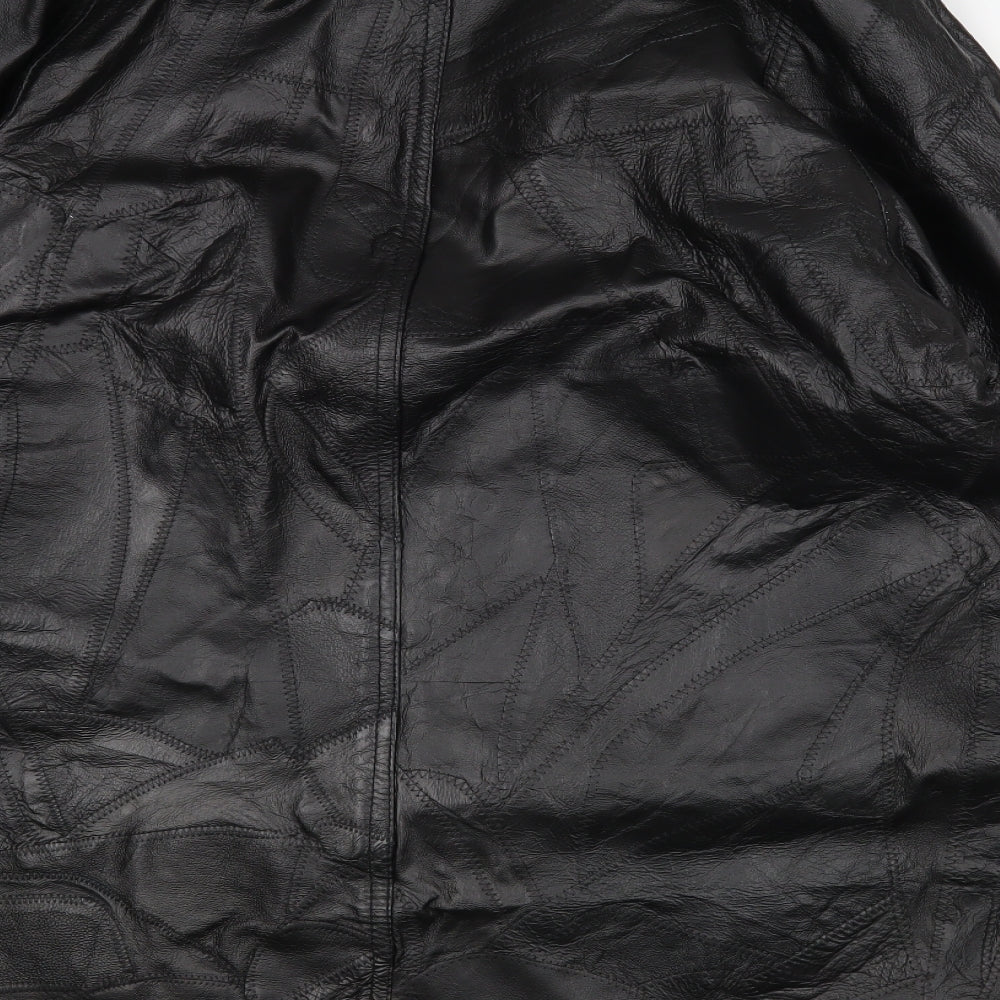 Anne De Lancay Womens Black   Overcoat Coat Size L