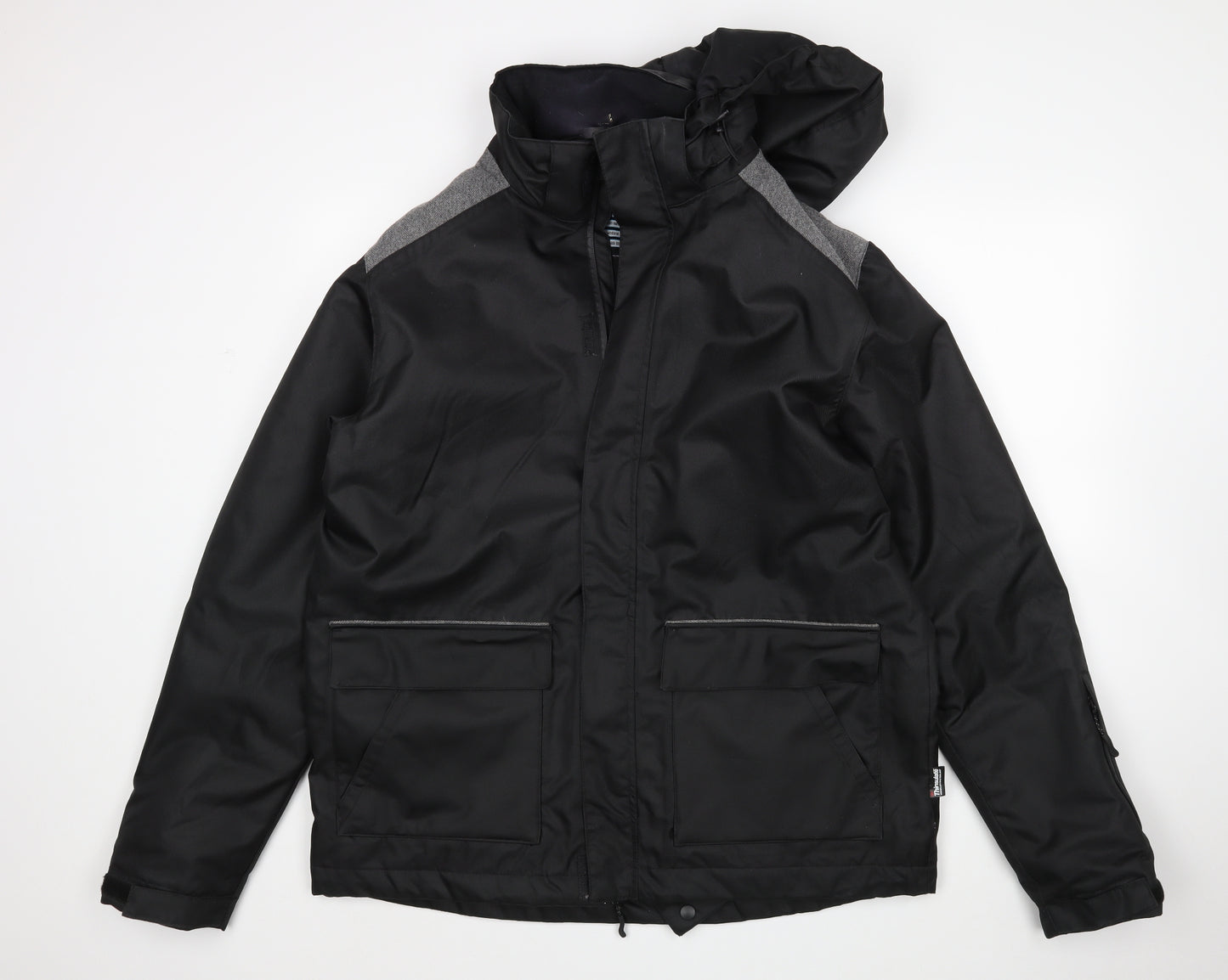 Crivit Mens Black   Rain Coat Coat Size XL