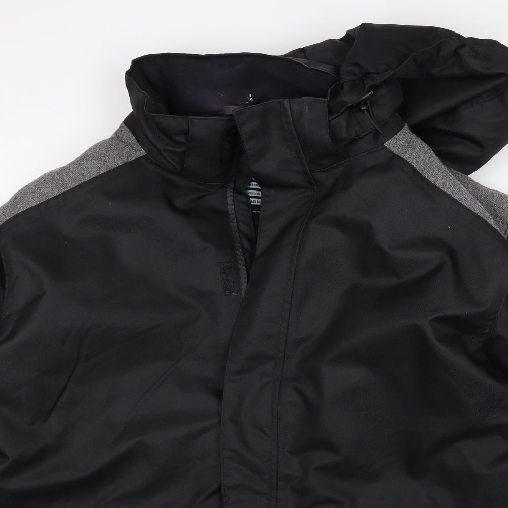 Crivit Mens Black   Rain Coat Coat Size XL