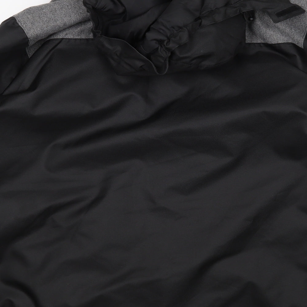 Crivit Mens Black   Rain Coat Coat Size XL