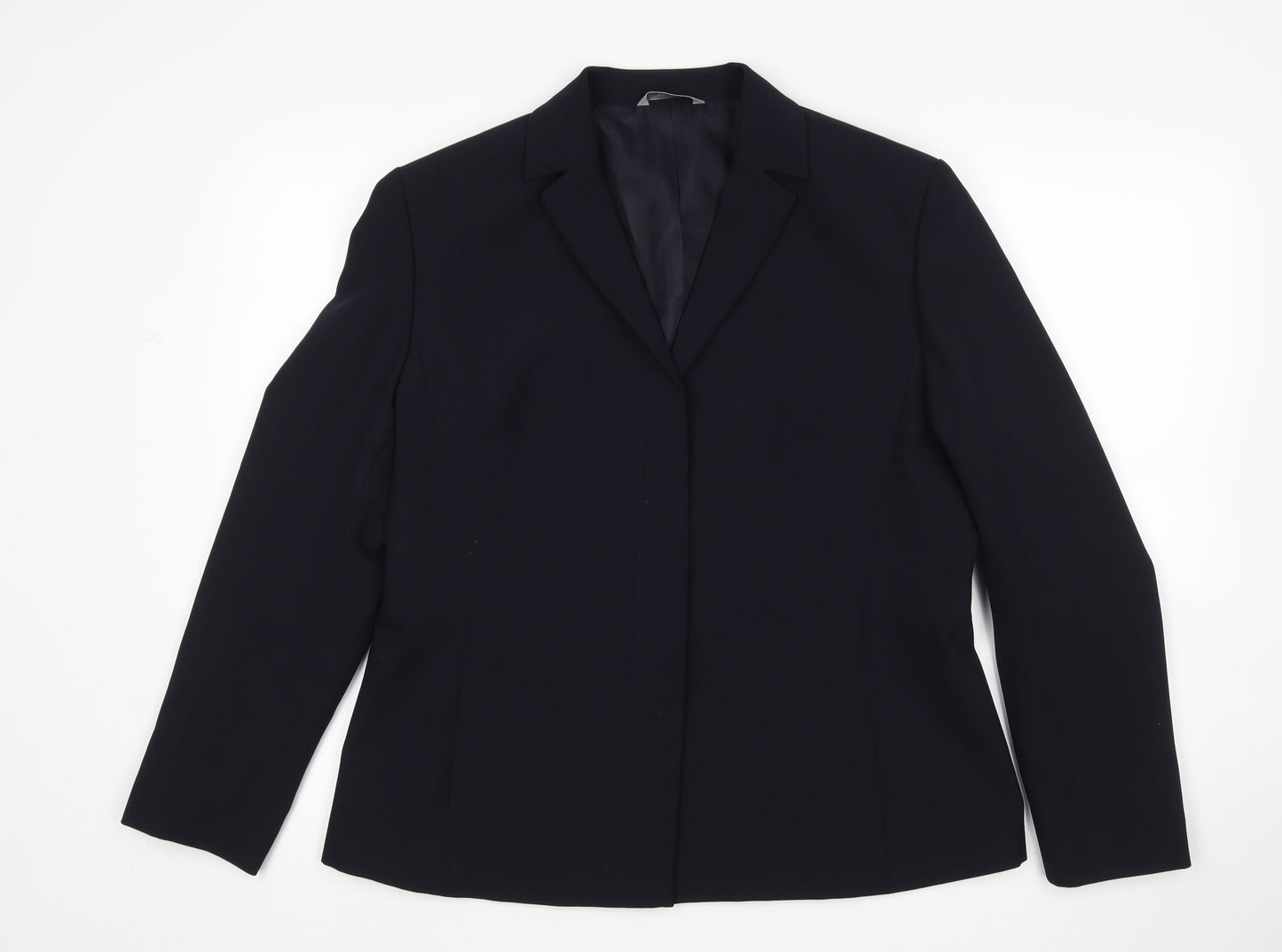 M&S Womens Blue   Jacket Blazer Size 16
