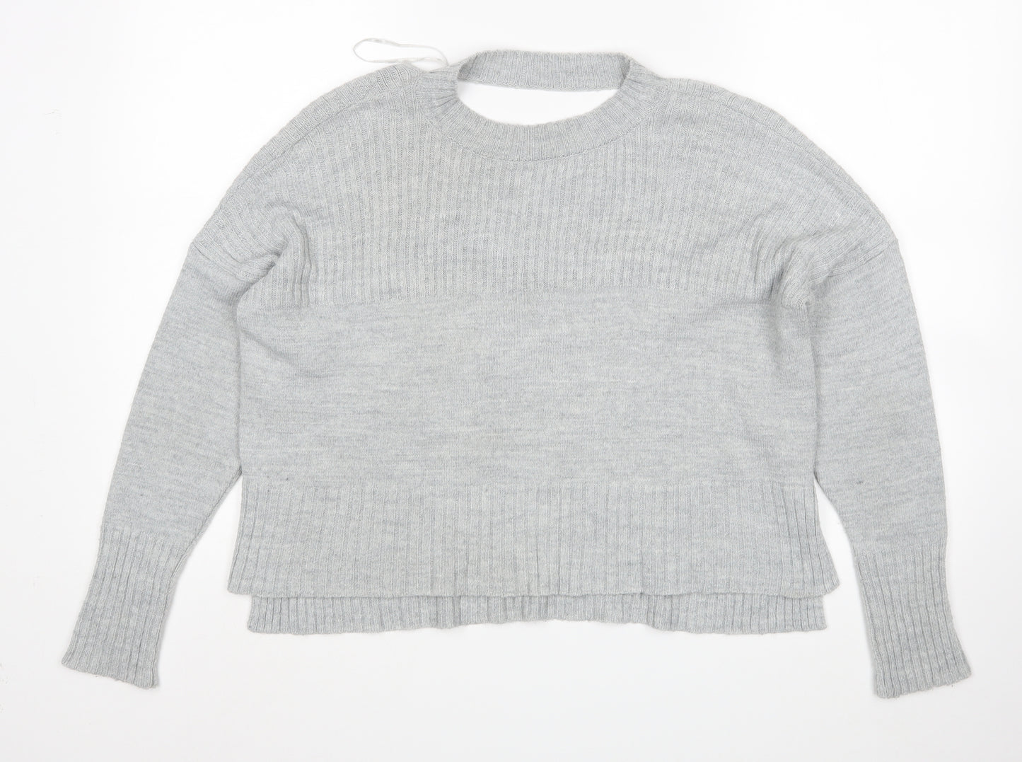Miss Selfridge Womens Grey   Pullover Jumper Size 8