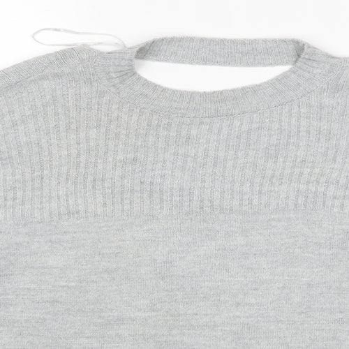 Miss Selfridge Womens Grey   Pullover Jumper Size 8