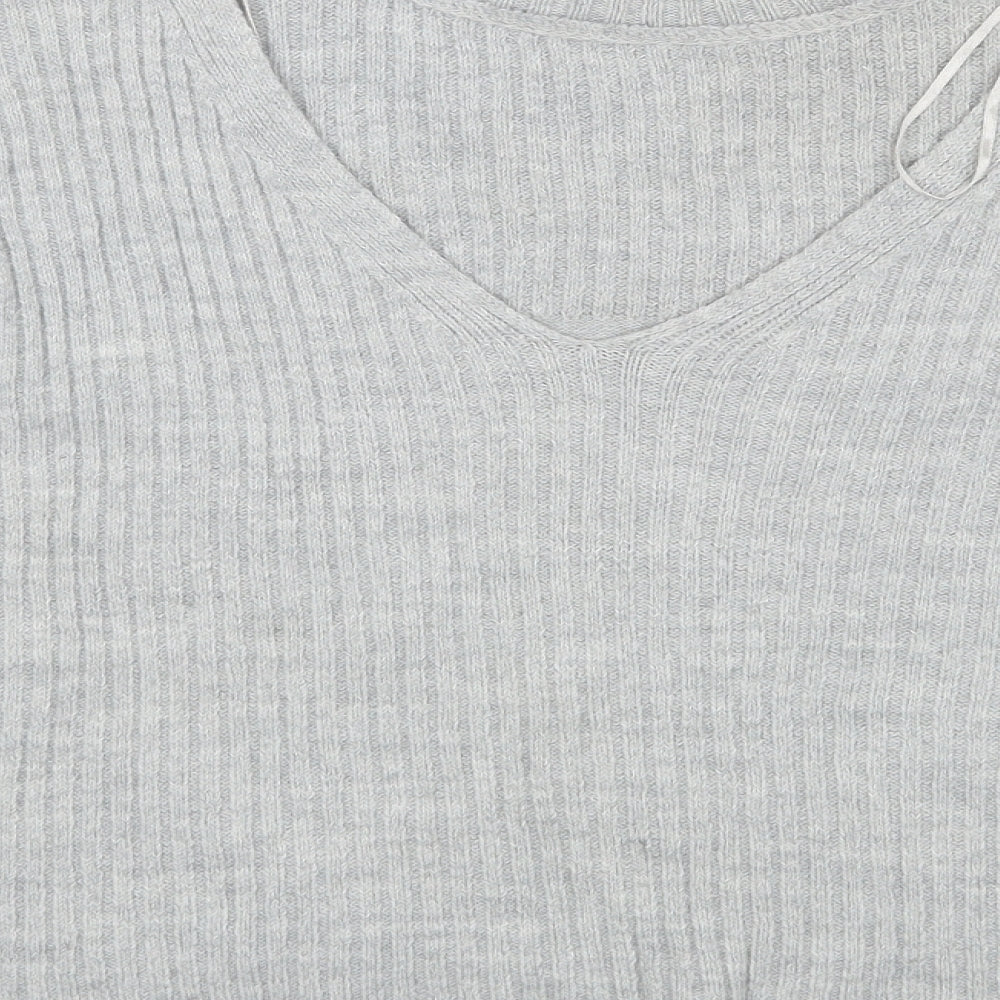 Miss Selfridge Womens Grey   Pullover Jumper Size 8