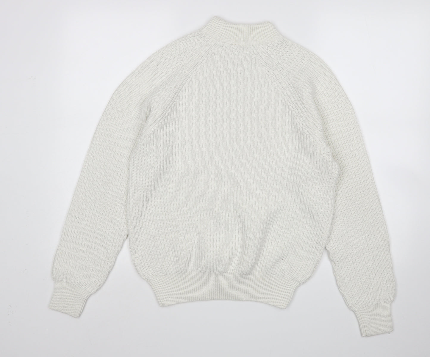 Uniqlo Womens White   Pullover Jumper Size M