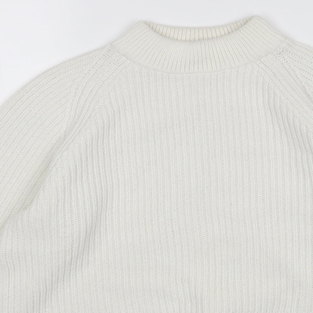 Uniqlo Womens White   Pullover Jumper Size M