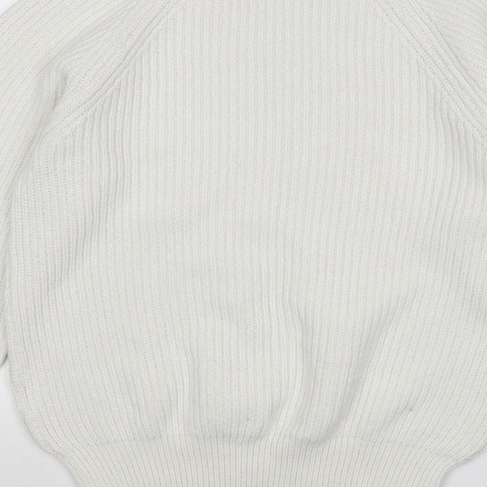 Uniqlo Womens White   Pullover Jumper Size M
