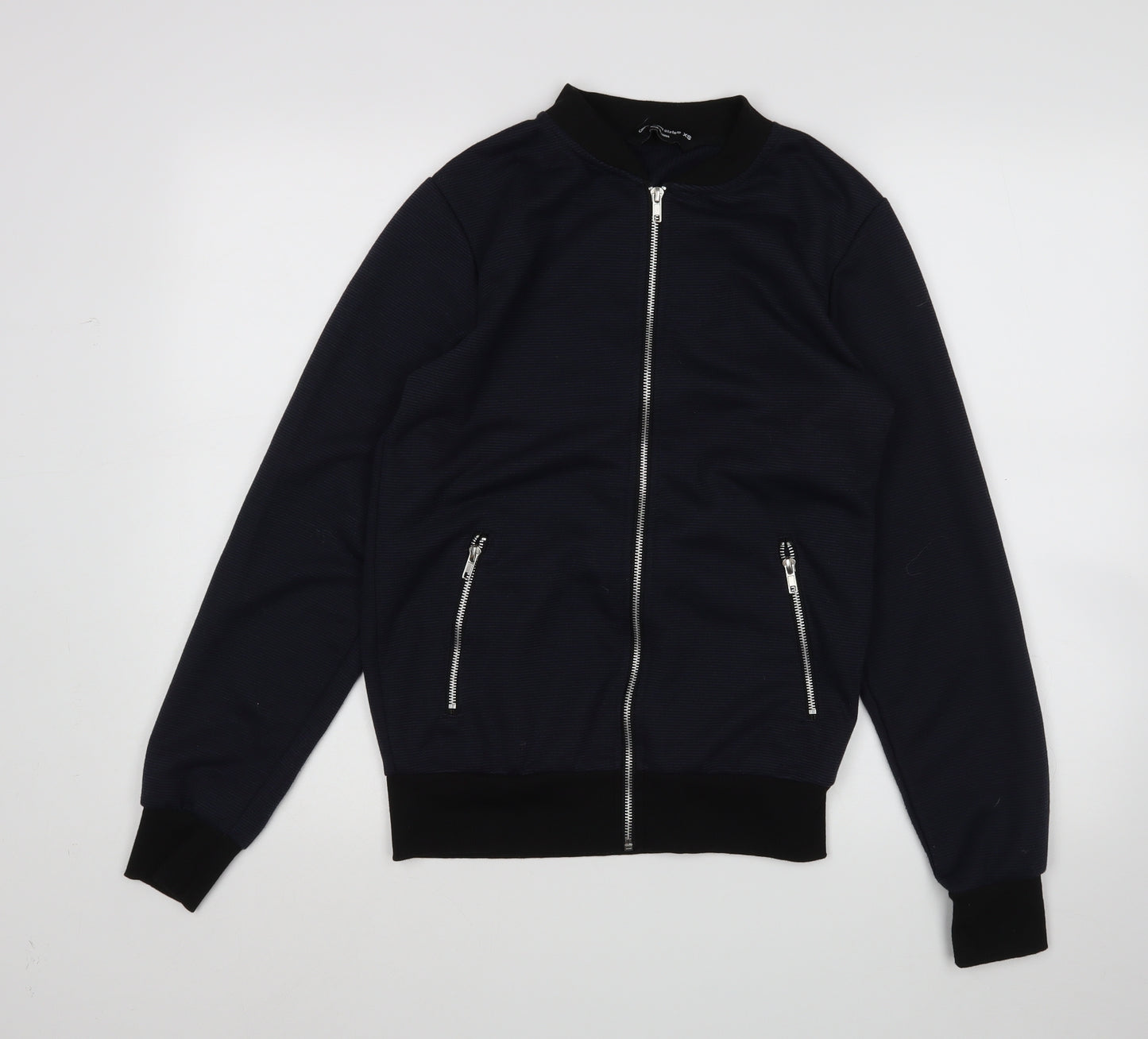Cedar Wood State Mens Blue   Full Zip Sweatshirt Size XS
