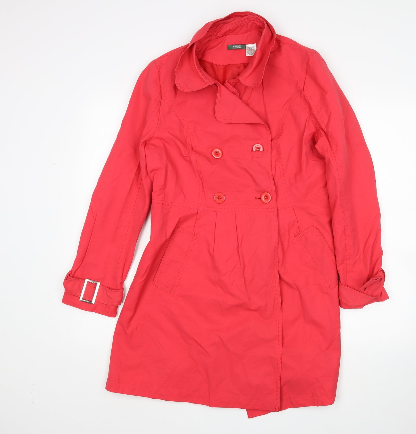 Laredoute Womens Red   Trench Coat Coat Size 12