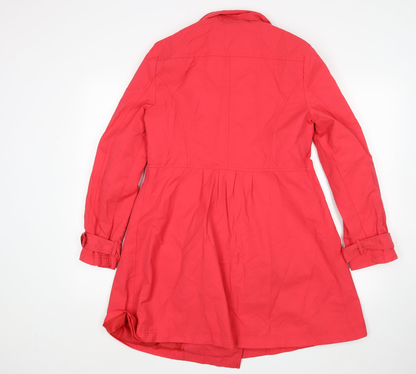 Laredoute Womens Red   Trench Coat Coat Size 12