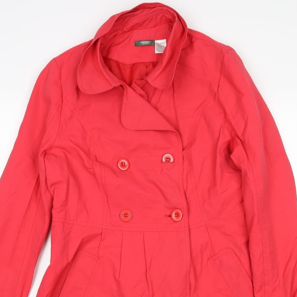 Laredoute Womens Red   Trench Coat Coat Size 12