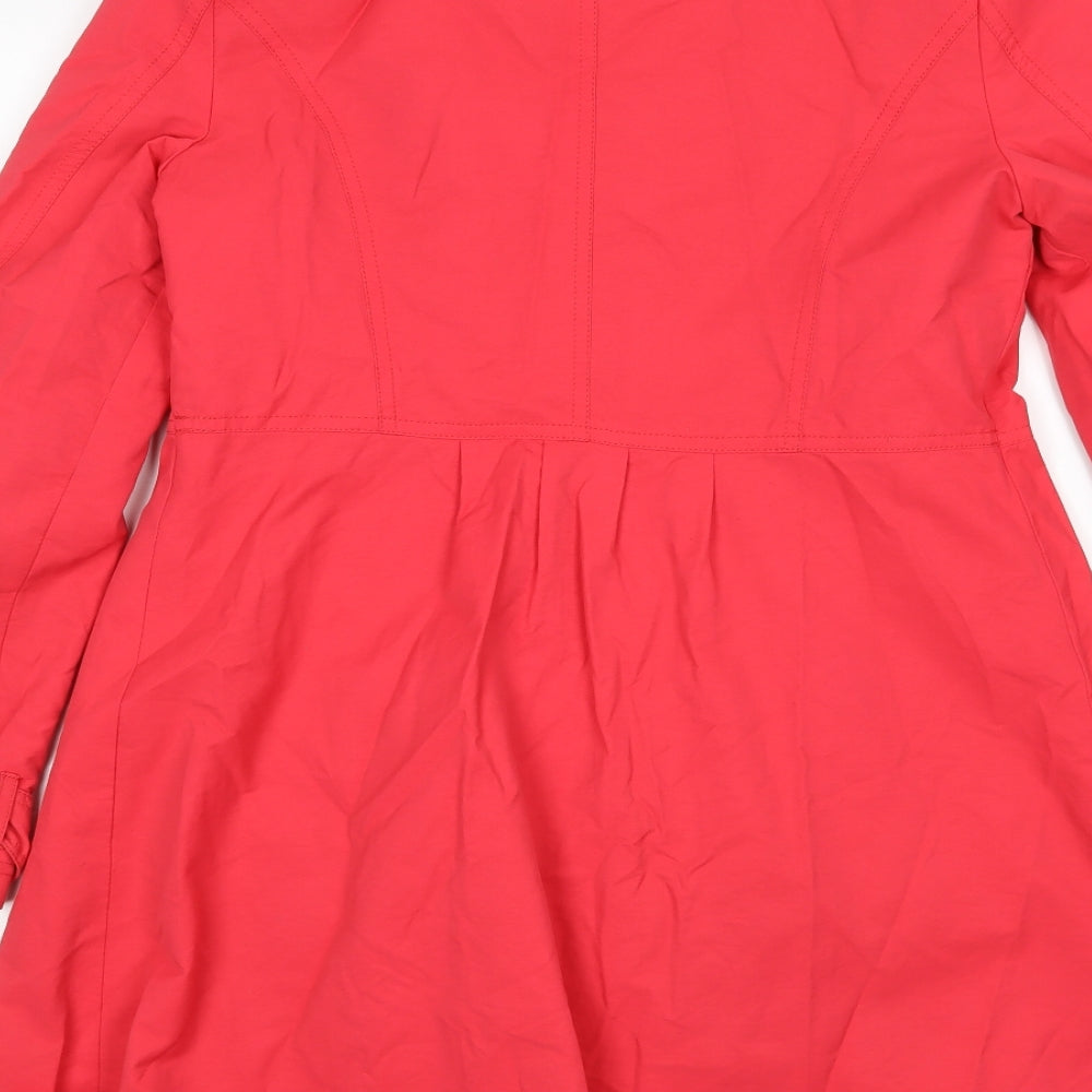Laredoute Womens Red   Trench Coat Coat Size 12
