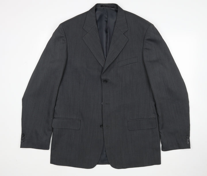 Armando Mens Grey Jacket Suit Jacket