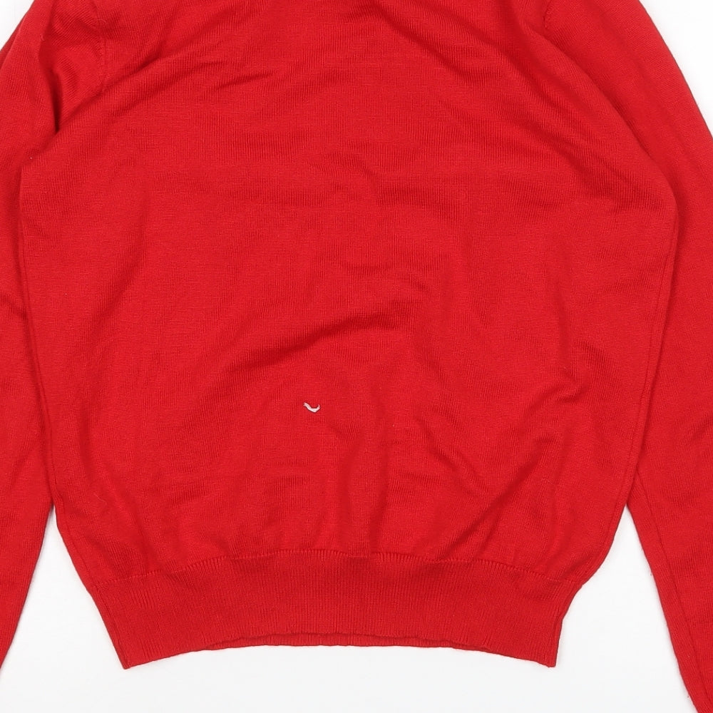 New Look Womens Red   Pullover Jumper Size 6