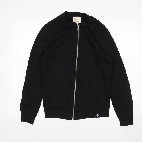 Cedar Wood State Mens Black   Full Zip Sweatshirt Size XS