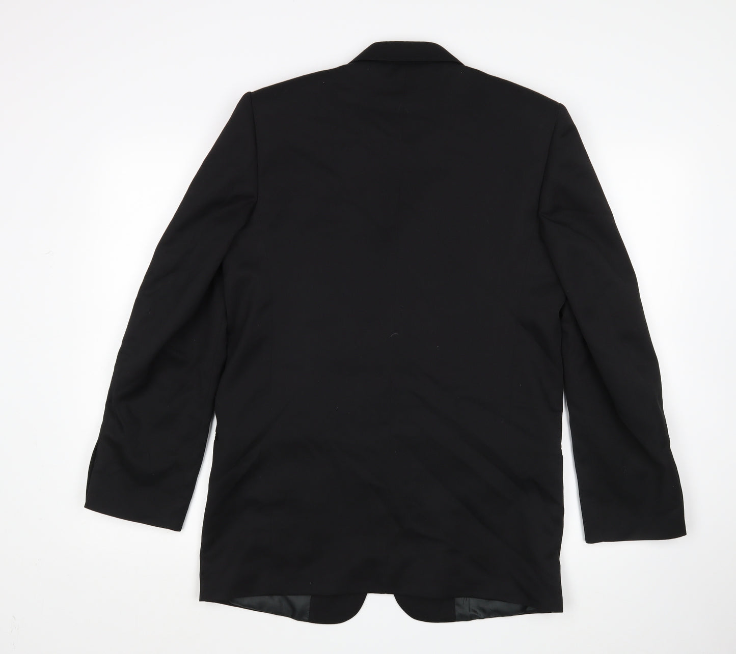 Stanley Blacker Mens Black   Jacket Suit Jacket