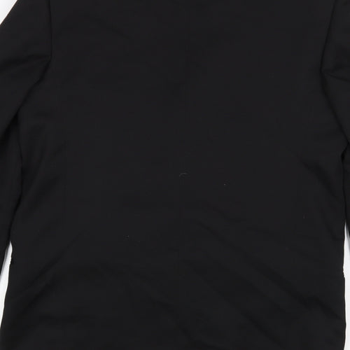 Stanley Blacker Mens Black   Jacket Suit Jacket