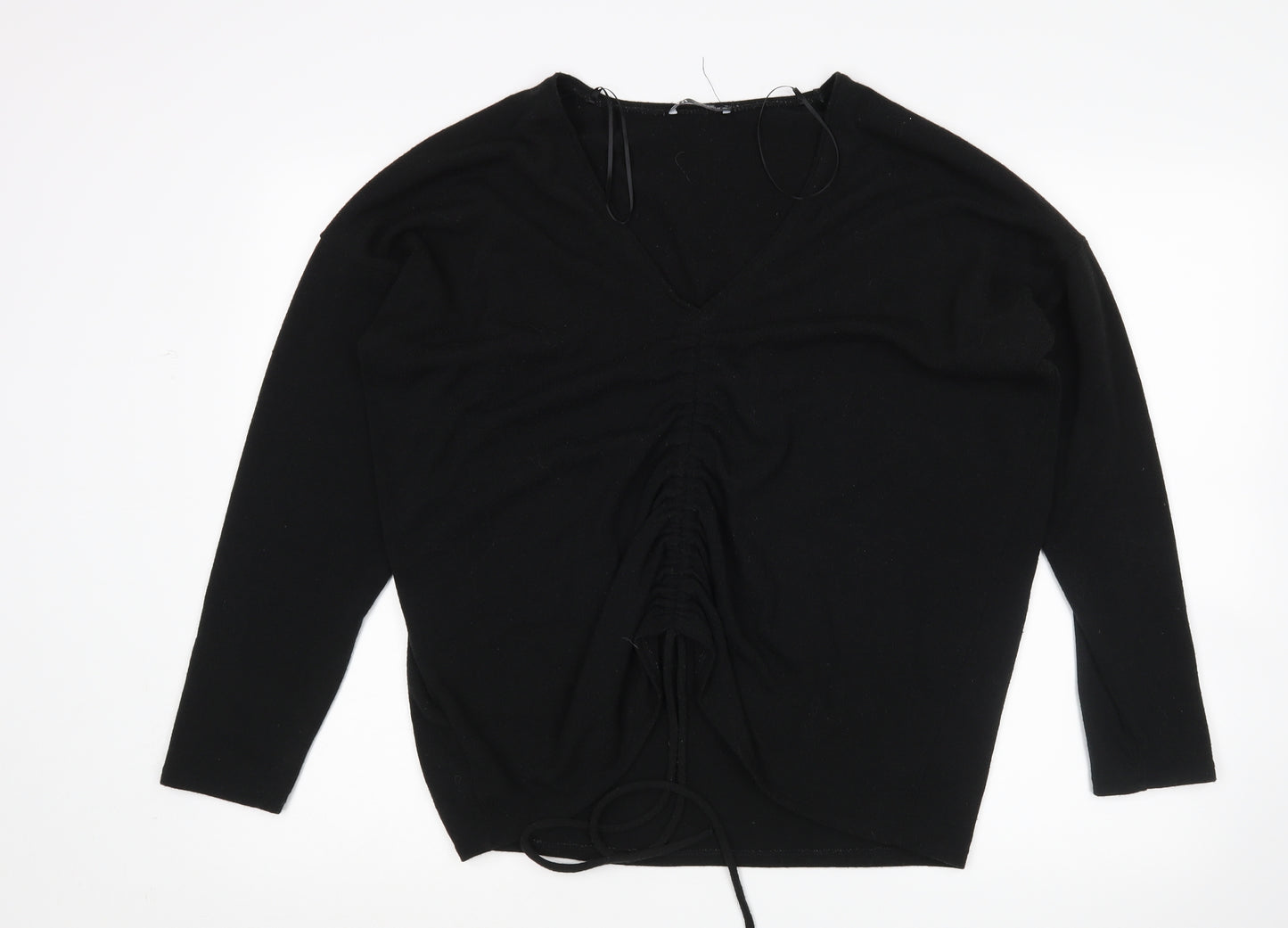 Zara Womens Black   Pullover Jumper Size L