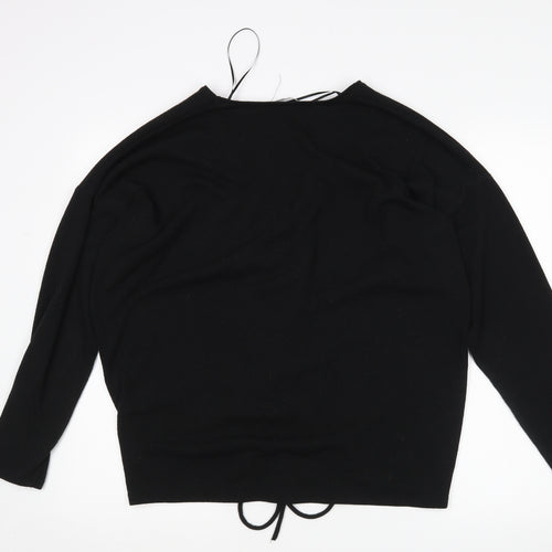 Zara Womens Black   Pullover Jumper Size L