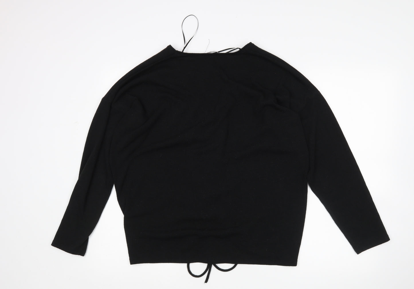 Zara Womens Black   Pullover Jumper Size L