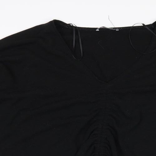 Zara Womens Black   Pullover Jumper Size L