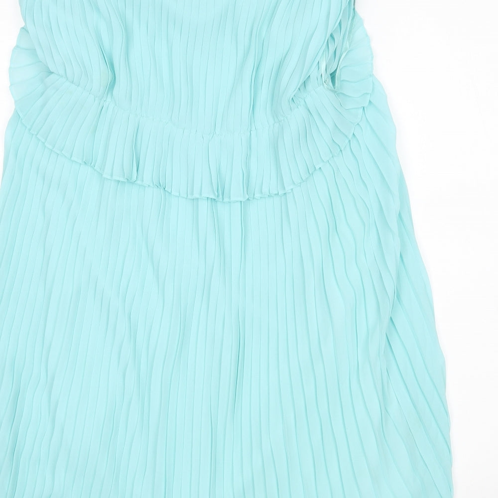 Monsoon Womens Blue   Tank Dress  Size 14