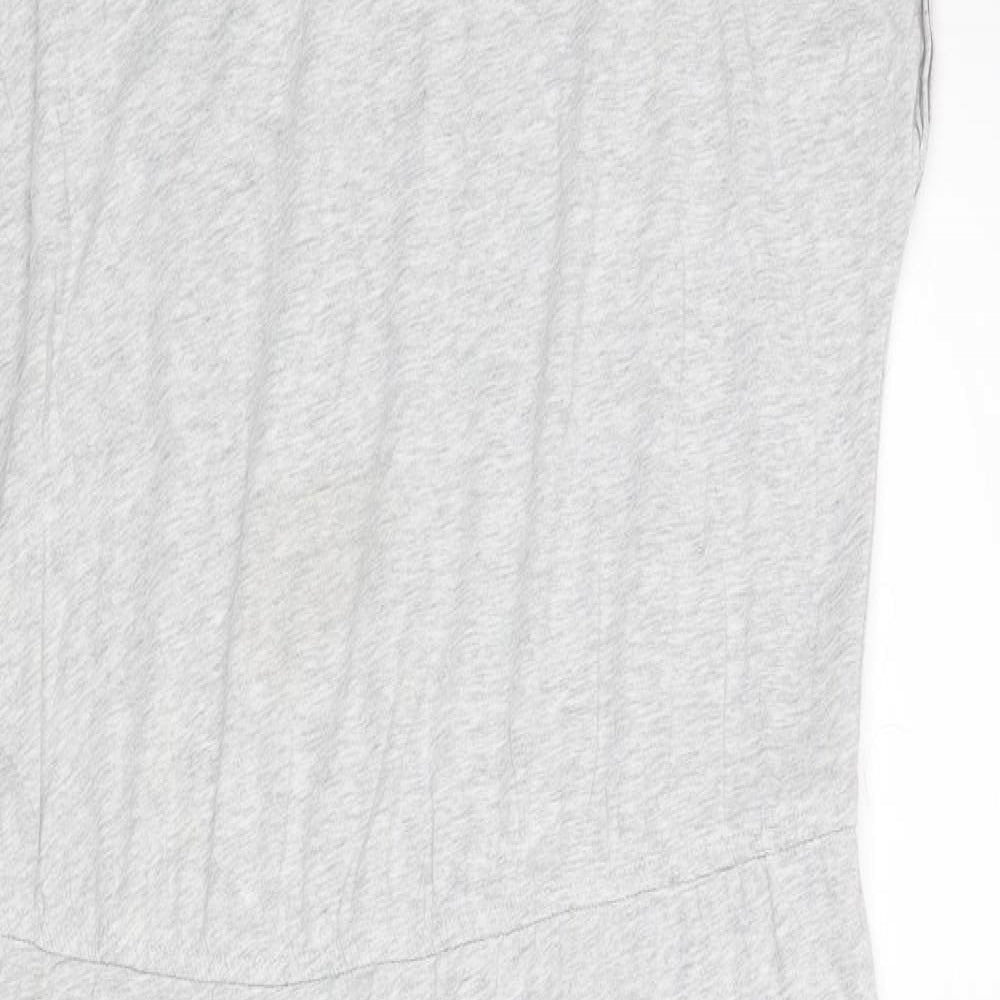 H&M Womens Grey   T-Shirt Dress  Size XL