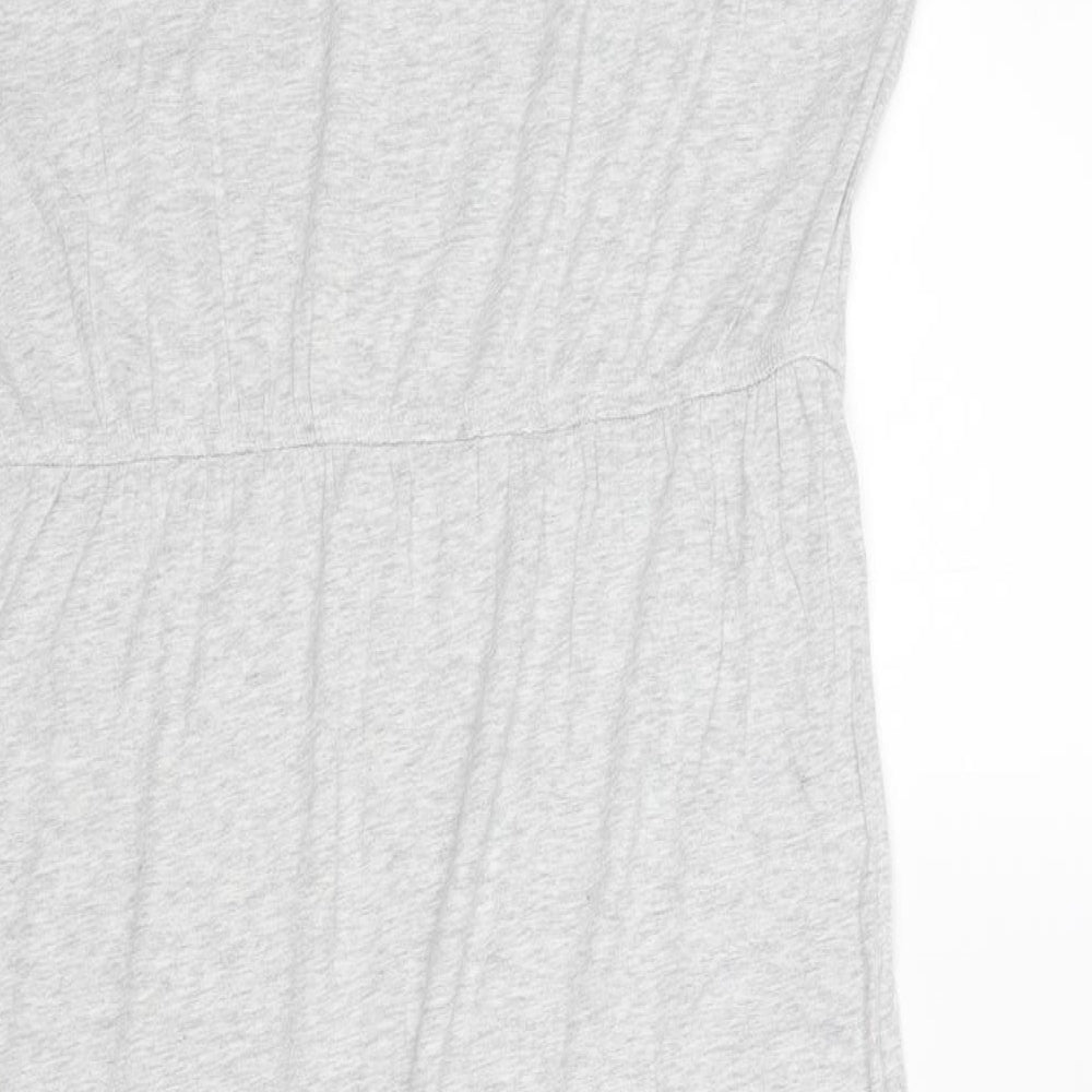 H&M Womens Grey   T-Shirt Dress  Size XL