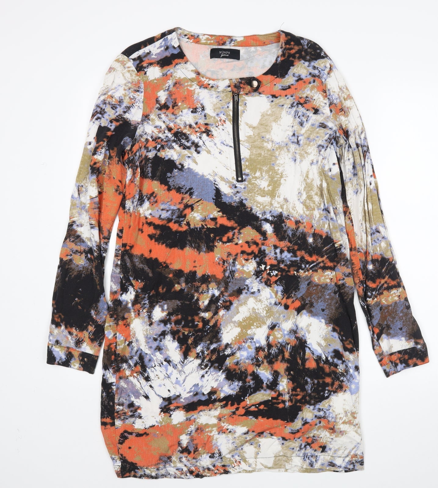 Numph Womens Multicoloured   T-Shirt Dress  Size 14