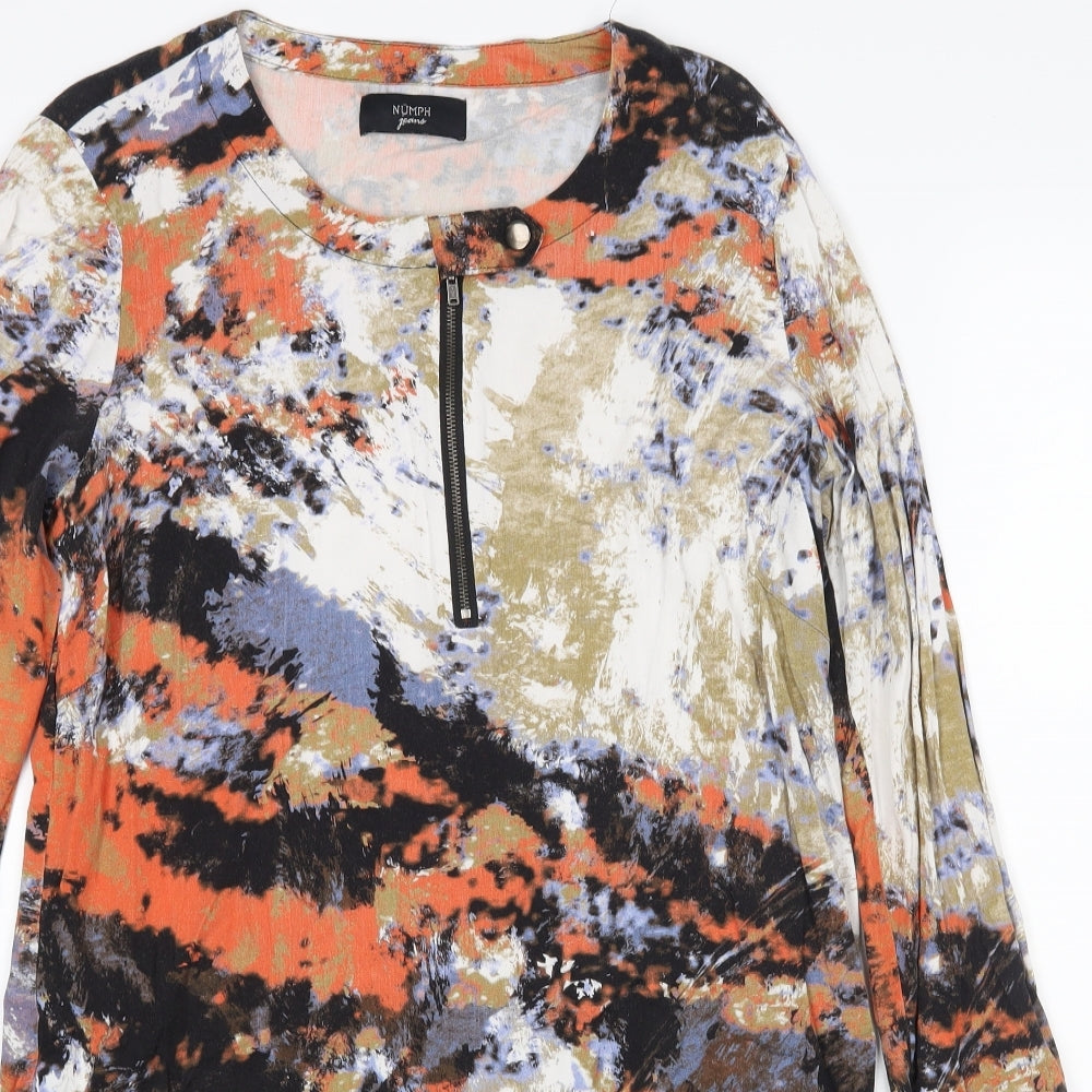 Numph Womens Multicoloured   T-Shirt Dress  Size 14