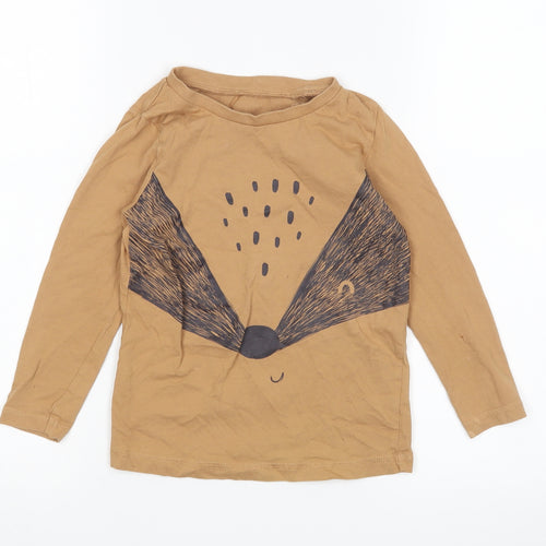 George Boys Brown   Basic T-Shirt Size 4-5 Years
