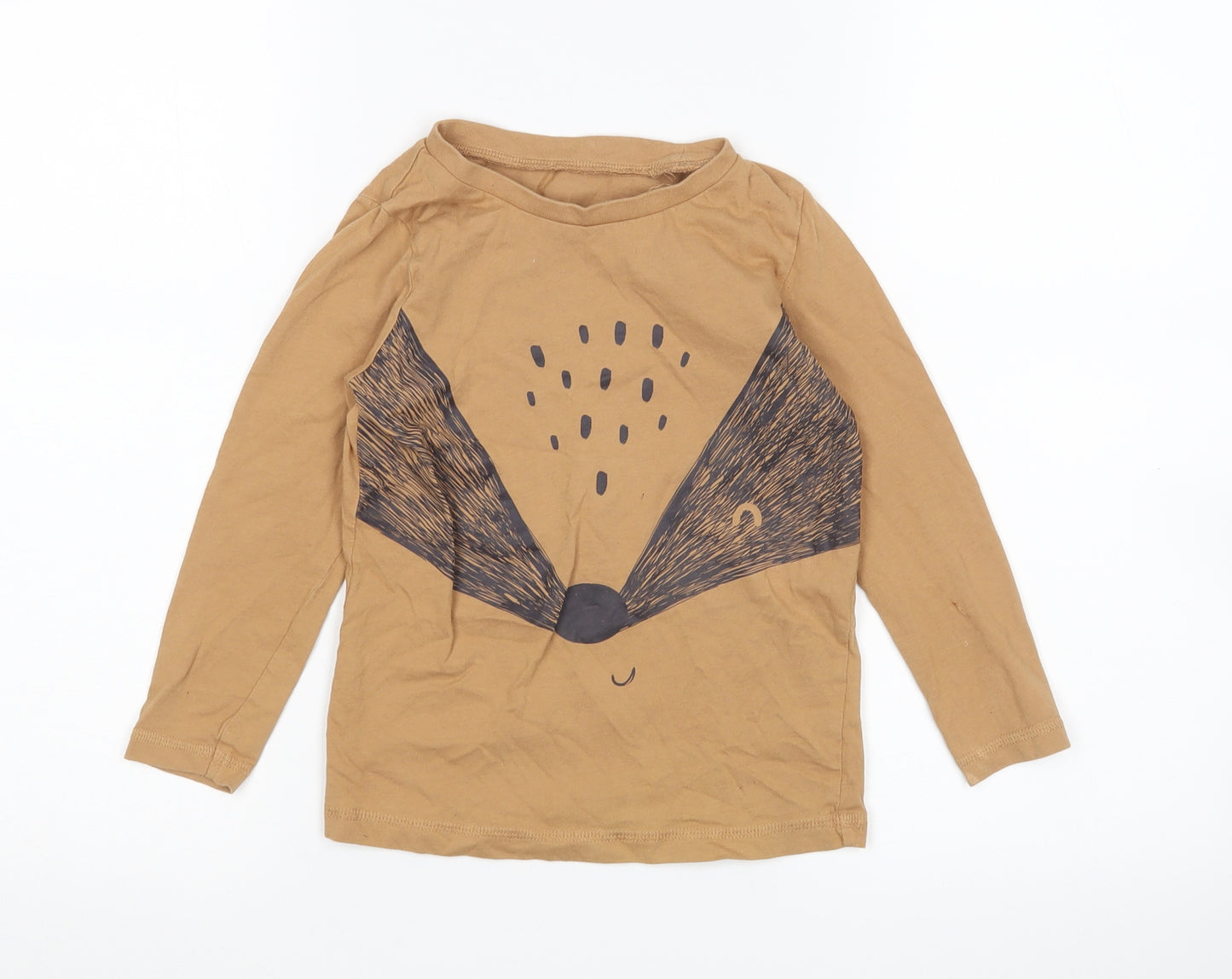 George Boys Brown   Basic T-Shirt Size 4-5 Years