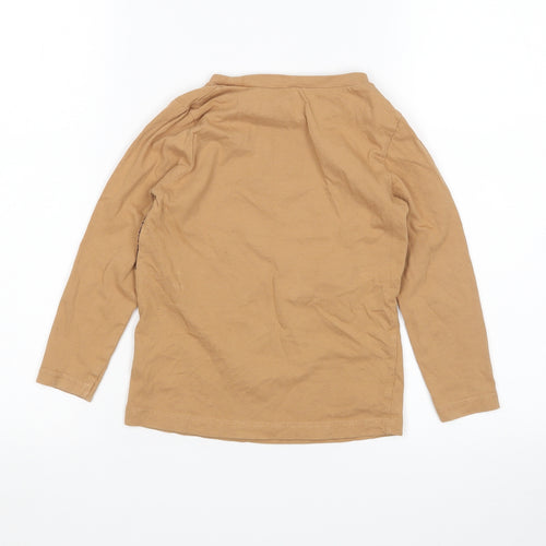 George Boys Brown   Basic T-Shirt Size 4-5 Years