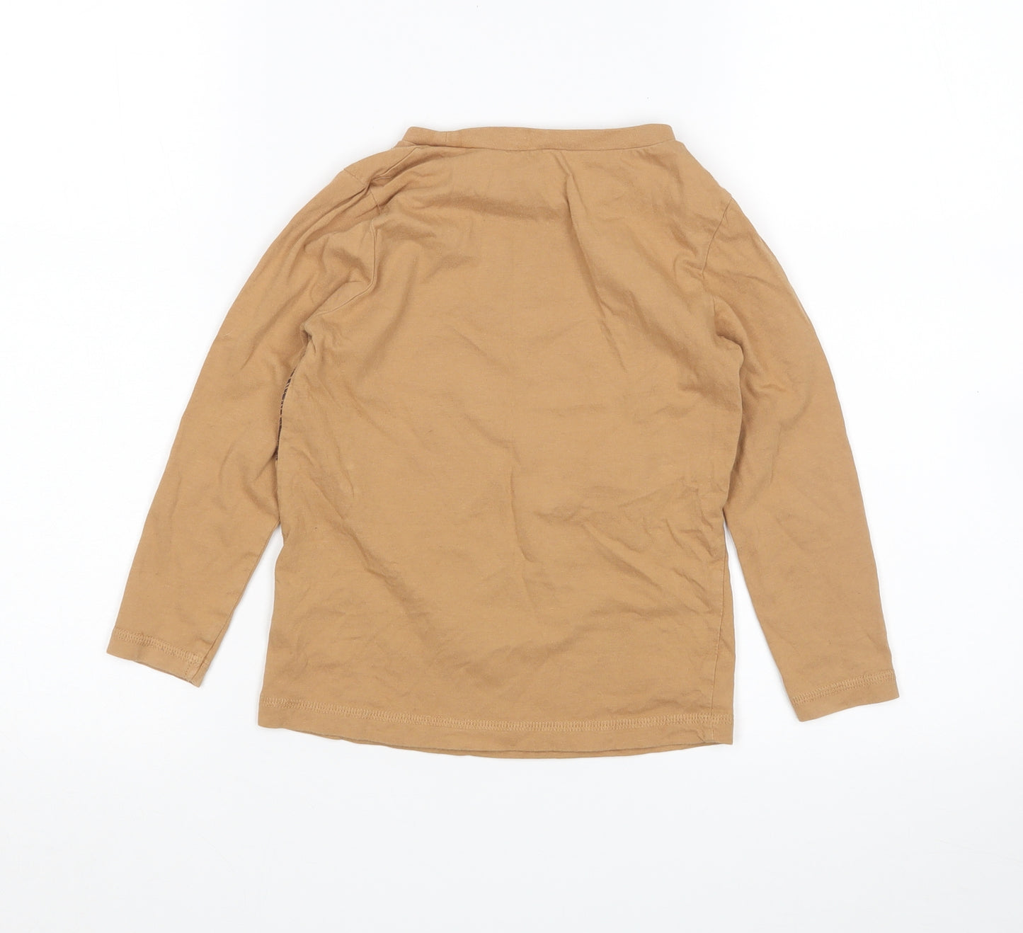 George Boys Brown   Basic T-Shirt Size 4-5 Years