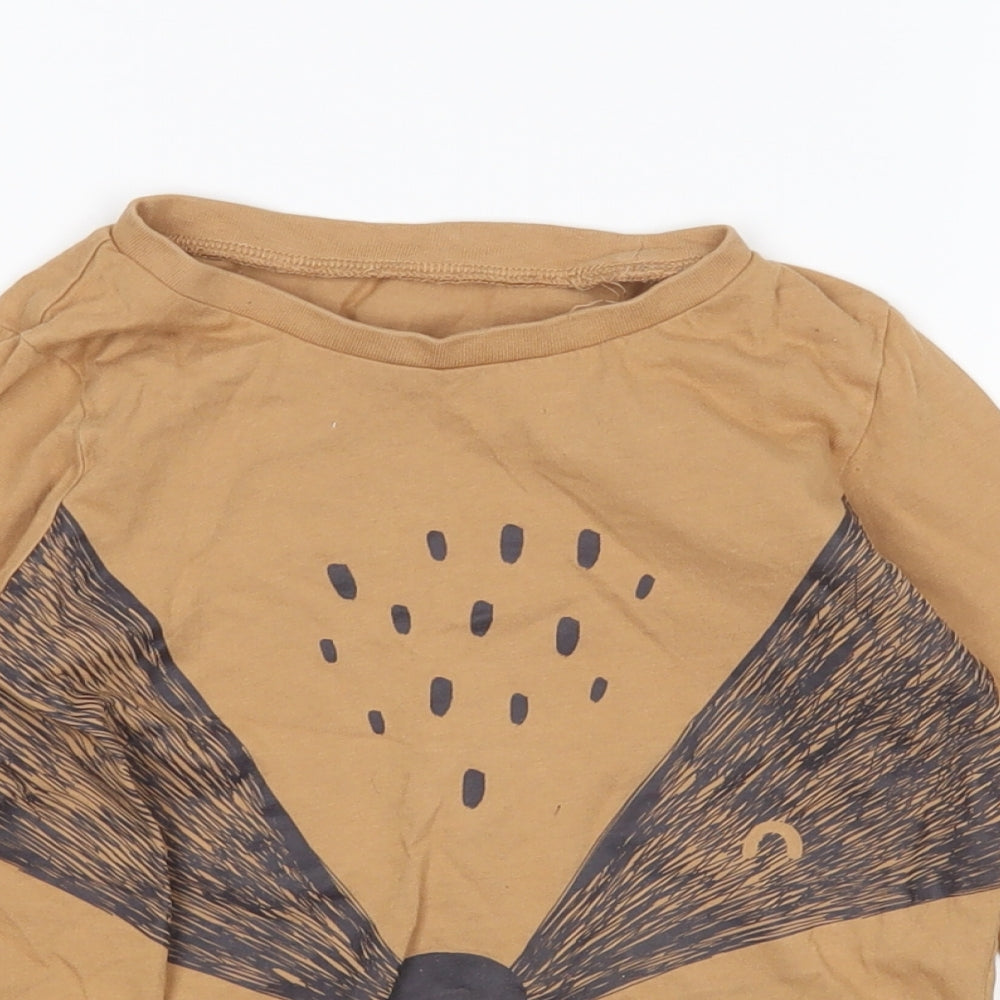 George Boys Brown   Basic T-Shirt Size 4-5 Years