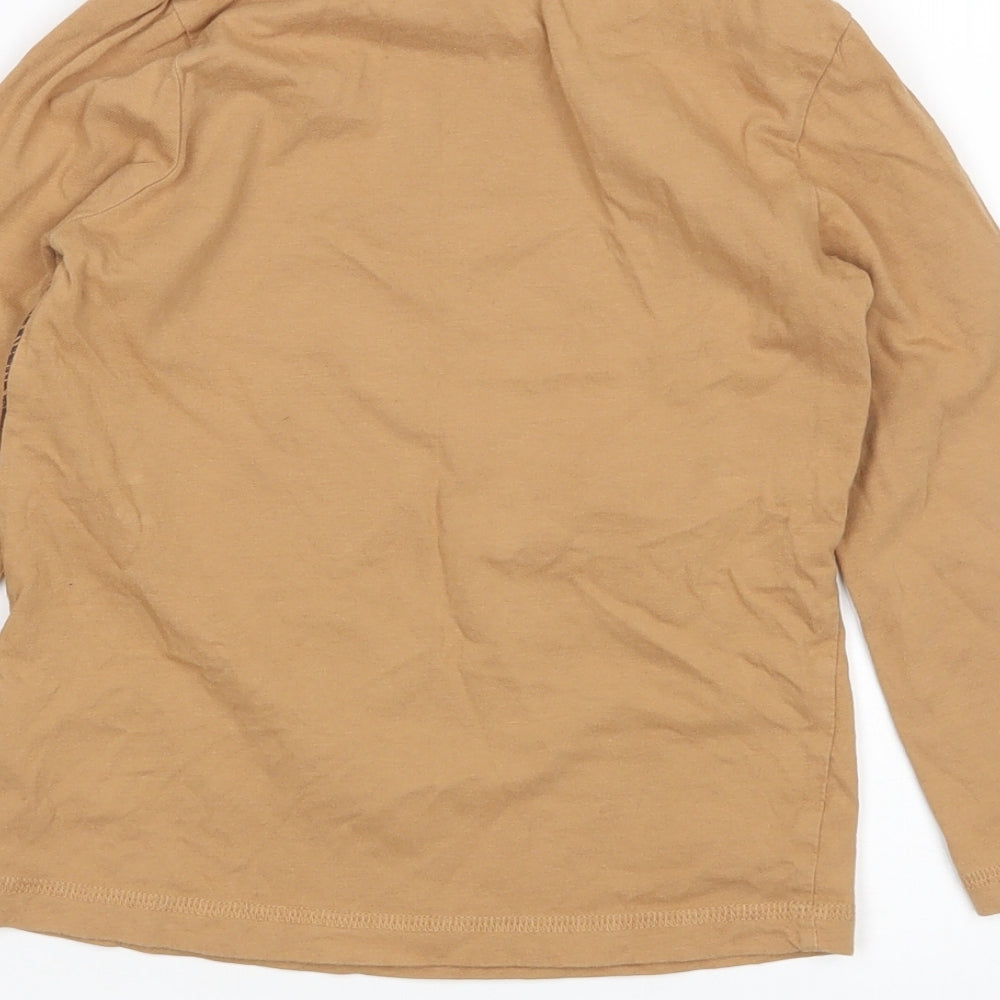 George Boys Brown   Basic T-Shirt Size 4-5 Years