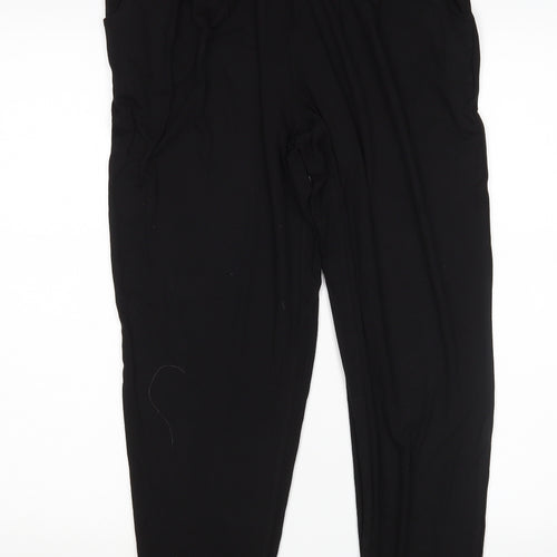 Papaya Womens Black   Sweatpants Trousers Size 12 L28 in