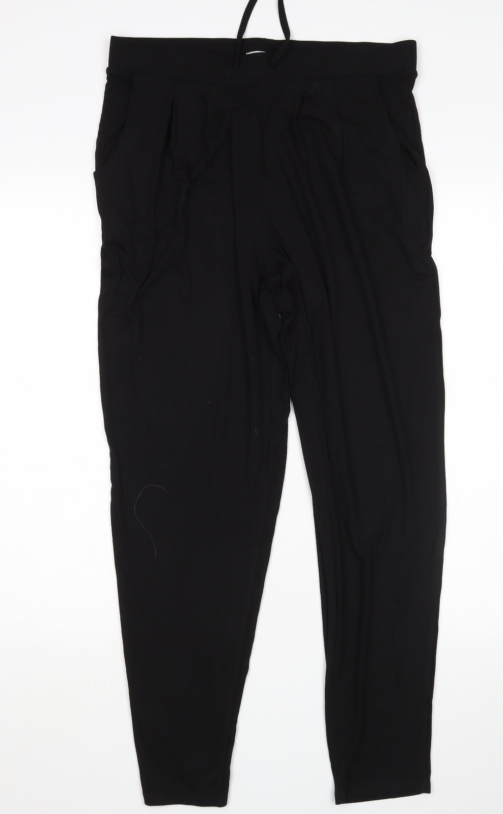 Papaya Womens Black   Sweatpants Trousers Size 12 L28 in
