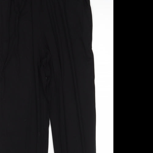 Papaya Womens Black   Sweatpants Trousers Size 12 L28 in