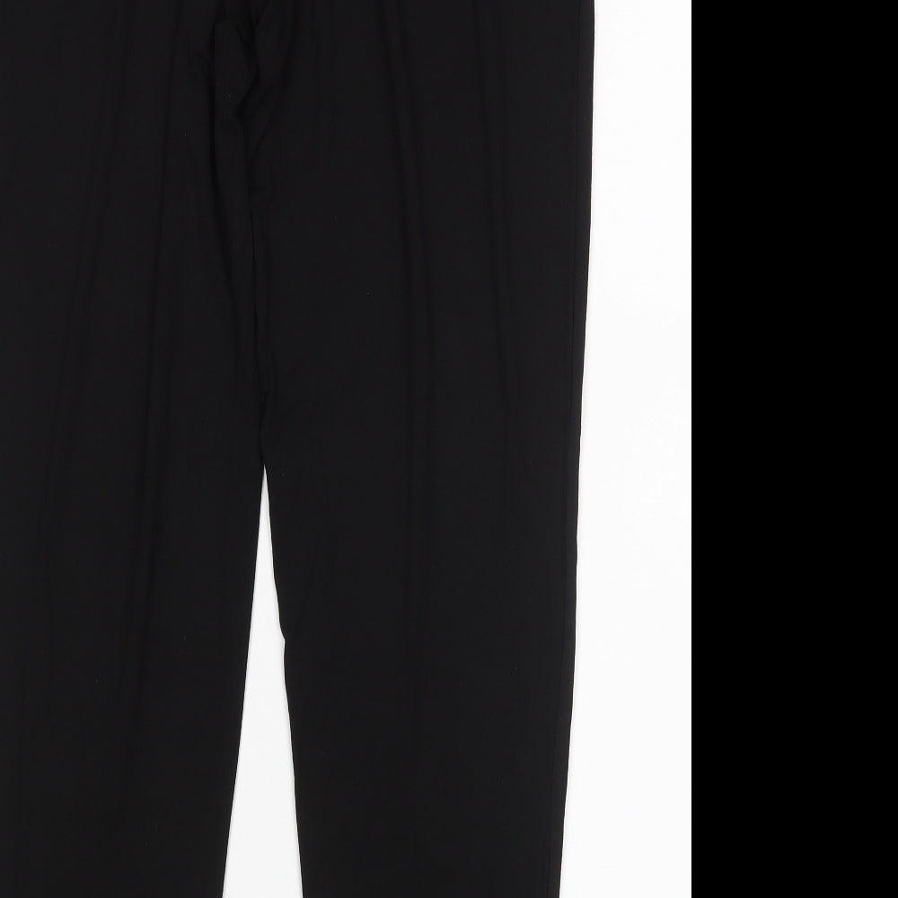 Papaya Womens Black   Sweatpants Trousers Size 12 L28 in